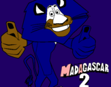 Dibuix Madagascar 2 Alex pintat per arnau
