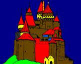 Dibuix Castell medieval pintat per ARNAU RODRIGUEZ