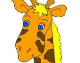 Dibuix Cara de girafa pintat per CORI