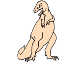 Dibuix Tiranosaurios rex  pintat per laia