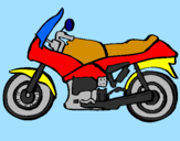 Dibuix Motocicleta pintat per RCR