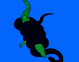 Dibuix Anaconda i caiman pintat per IÑIGO