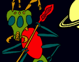 Dibuix Formiga alienigena pintat per ARNAU