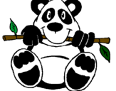 Dibuix Ós Panda pintat per fs