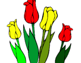 Dibuix Tulipes pintat per NATALIA
