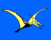 Dibuix Pterodàctil pintat per XAVIER