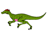 Dibuix Velociraptor  pintat per charly