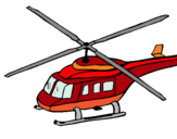 Dibuix Helicòpter  pintat per VIATGE