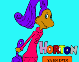 Dibuix Horton - Sally O'Maley pintat per aranzazu