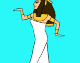 Dibuix Ballarina egípcia  pintat per wappa soy la mejor!!!