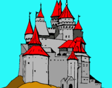 Dibuix Castell medieval pintat per Jan