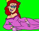 Dibuix Princesa seductora pintat per wappa soy la mejor!!!