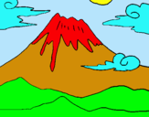 Dibuix Mont Fuji pintat per eudald