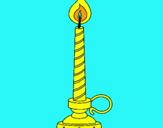 Dibuix Espelma IV pintat per gerard