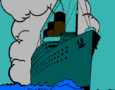 Dibuix Vaixell de vapor pintat per nraH12