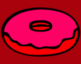 Dibuix Donuts pintat per ONA G.