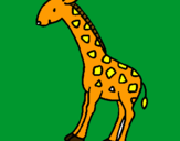 Dibuix Girafa pintat per mariona