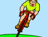 Dibuix Ciclista amb gorra  pintat per ainoa