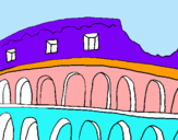 Dibuix Coliseu pintat per eudald