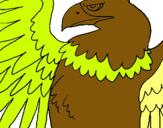 Dibuix Àguila Imperial Romana pintat per weihao
