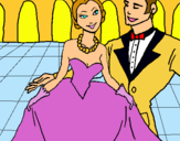 Dibuix Princesa i príncep en el ball reial pintat per wappa soy la mejor!!!
