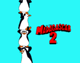 Dibuix Madagascar 2 Pingüins pintat per alba calanda