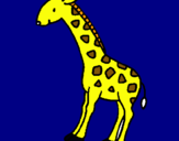 Dibuix Girafa pintat per gerard