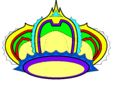 Dibuix Corona reial pintat per xeniacanal