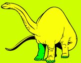 Dibuix Braquiosauri II  pintat per kian