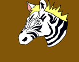 Dibuix Zebra II pintat per claw