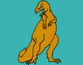 Dibuix Tiranosaurios rex  pintat per marc abuli