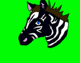 Dibuix Zebra II pintat per julia
