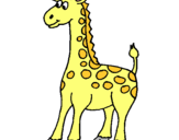 Dibuix Girafa pintat per claw