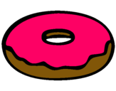Dibuix Donuts pintat per gal.la carreras