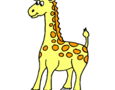 Dibuix Girafa pintat per cluw