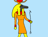 Dibuix Sobek II pintat per ramon reig