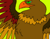 Dibuix Àguila Imperial Romana pintat per Íngrid