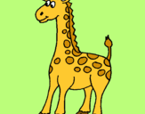 Dibuix Girafa pintat per clara