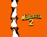 Dibuix Madagascar 2 Pingüins pintat per jan