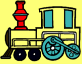 Dibuix Tren pintat per JORDI PEREZ