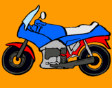 Dibuix Motocicleta pintat per rocfont