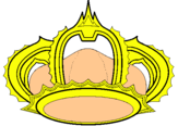 Dibuix Corona reial pintat per agnes 8