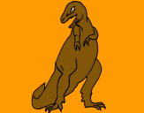 Dibuix Tiranosaurios rex  pintat per victor