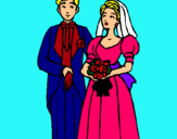 Dibuix Marit i dona III pintat per ALEXANDRA