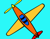 Dibuix Avió III pintat per carlescanal