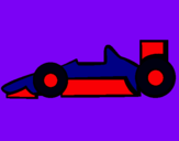 Dibuix Fórmula 1 pintat per DINOCO 5