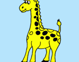 Dibuix Girafa pintat per joel