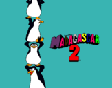 Dibuix Madagascar 2 Pingüins pintat per anònim