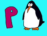 Dibuix Pingüi pintat per NOELIA