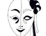 Dibuix Màscara italiana pintat per rangonista